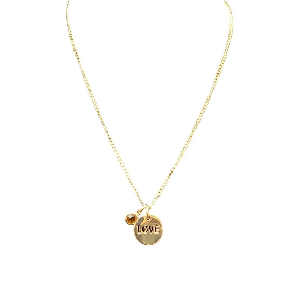 Avon Birthstone Color Love Necklace November (1689) - Picture 3 of 6